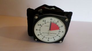 Vintage Altimaster Altimeter Skydiving - Steve Snyder Enterprises 0 - 12,  000 Ft