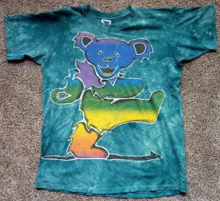 Vintage 1995 Grateful Dead Tie Dye T Shirt Xl Michael Mcgloin Deadhead Garcia