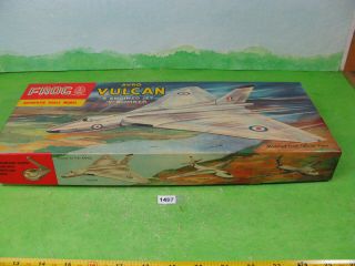 vintage model kit EMPTY box only for frog avro vulcan 1/96 aircraft 1497 2