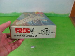 vintage model kit EMPTY box only for frog avro vulcan 1/96 aircraft 1497 3