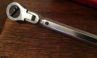 Vintage NAPA Flex head Torque Wrench 1/2Dr Micrometer Type K - D Tools No.  3266 2
