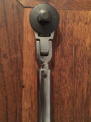 Vintage NAPA Flex head Torque Wrench 1/2Dr Micrometer Type K - D Tools No.  3266 6