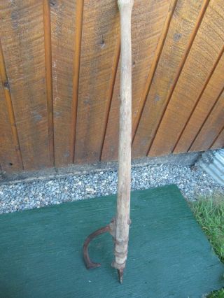 Vintage Cant Hook 41 " Log Roller Peavey Lumber Jack Mill Very Old