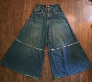 Kik Wear Kikwear 1990’s Vintage Rave Denim Pants Size 30”x 30”