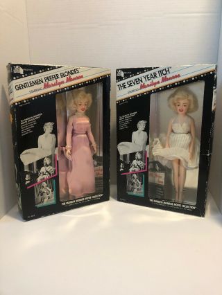 Vintage Marilyn Monroe Dolls 1982 In Boxes.  In Open Box.