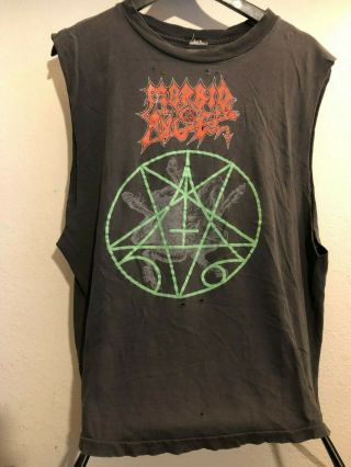 Morbid Angel Tour Shirt Xl Vtg Vintage Cannibal Corpse Bolt Thrower Megadeth
