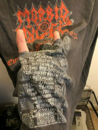 Morbid Angel tour shirt XL vtg Vintage Cannibal Corpse Bolt Thrower Megadeth 3