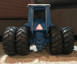VINTAGE ERTL 1/12 SCALE DIE CAST FORD 9600 TOY FARM TRACTOR DUAL WHEELS Rare 4
