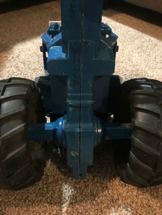 VINTAGE ERTL 1/12 SCALE DIE CAST FORD 9600 TOY FARM TRACTOR DUAL WHEELS Rare 6