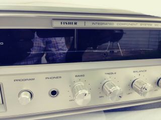 VTG.  Integrated FISHER AM/FM MC - 3010 8 - Track Recorder Receiver and Speakers 4