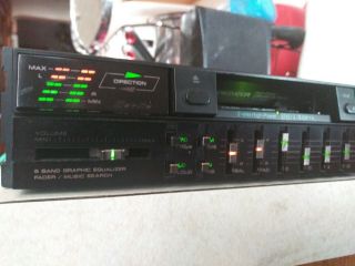 Vintage 80 ' s Pioneer Ka - 858 Cassette Player 5 Band Equalizer 3