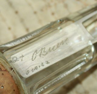 Vintage O’Brien No.  2 2x Crystal Glass Clarinet Mouthpiece O Brien OCB - 63 dmgd 2