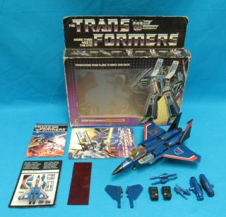 Vintage 1984 Hasbro Transformers G1 Thundercracker Complete