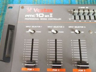 Vestax PMC - 10 mkII Professional Mixing Controller w/ Box - 90s Vintage - B128 4