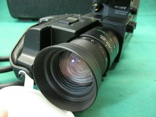 Vintage Sony HVC - 2200 Trinicon Professional Color Video Camera Camcorder & Case 7