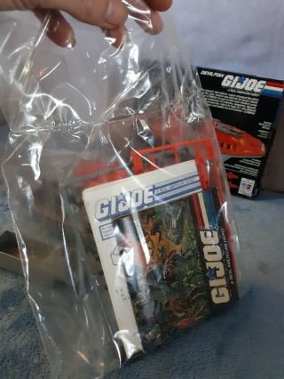 Vintage GI Joe 1986 Devil Fish open box bag 80s arah Hasbro wow 7