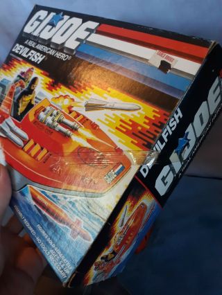 Vintage GI Joe 1986 Devil Fish open box bag 80s arah Hasbro wow 8