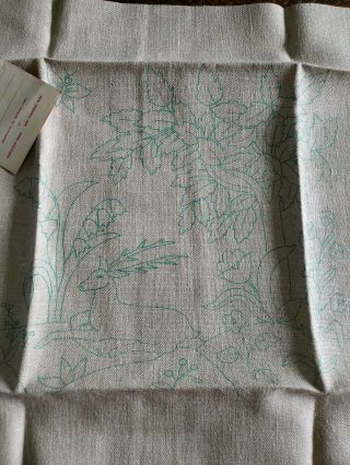 Vintage Elsa Williams Needlecraft House Crewel Embroidery Pattern For A Pillow