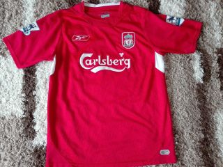 Liverpool Fc Reebok Home Vintage Shirt Alonso №14 2004 - 2006 Size L