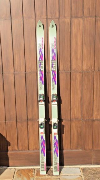 Vintage German Volkl Targa R 185cm Snow Skis With Marker Titanium M48 Bindings