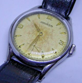 Gent ' s Vintage MOVADO Hand Winding Mechanical Wristwatch 3