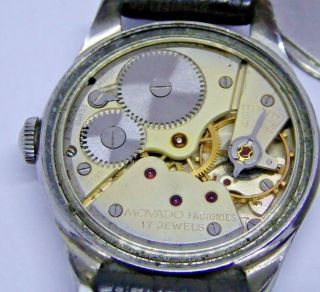 Gent ' s Vintage MOVADO Hand Winding Mechanical Wristwatch 6