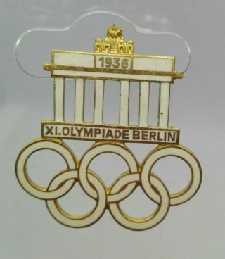 Vintage Xi Olympiade 1936 Berlin Enamel Pin Badge - Olympics Olympic Games