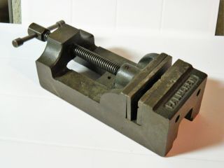 Vintage Palmgren 4 " Jaw Heavy Duty Machinist Drill Press Vise - 17 - Lbs