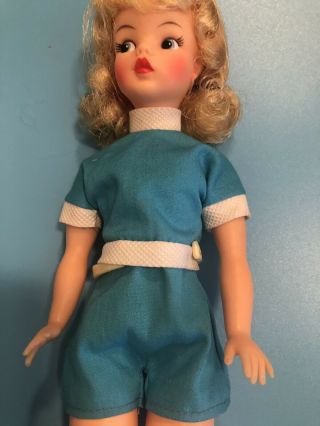 1962 Vintage Ideal Tammy Doll Rare Platinum Blonde 9000 - 1
