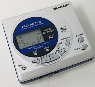 Vintage Sharp Md - Mt15 Minidisc Player/recorder
