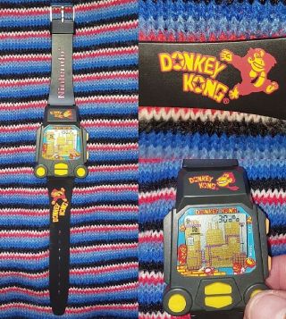 Vintage 1994 Nelsonic Donkey Kong Game Watch Nintendo Perfect