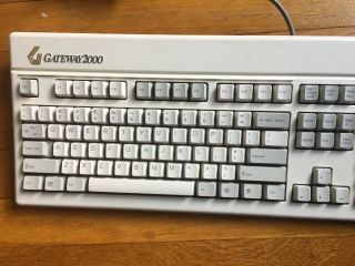Rare Gateway 2000 Keyboard PS/2 Connection Vintage MN 2194014 - XX - XXX Great 3