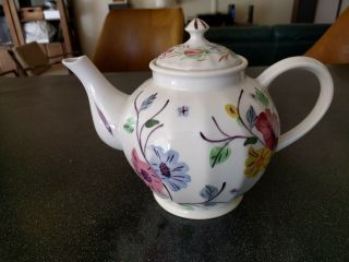 Vintage Rare Blue Ridge Southern Potteries Chintz Flowers Teapot Tea Pot Coffee