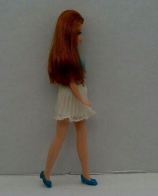 Topper Dawn Doll RARE BLUE EYED GLORI with LONG SIDE PART HAIR & 2 Outfits 3