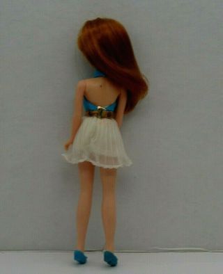 Topper Dawn Doll RARE BLUE EYED GLORI with LONG SIDE PART HAIR & 2 Outfits 4