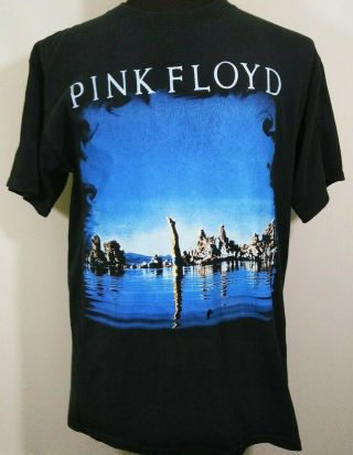 Pink Floyd Wish You Were Here Vintage 2001 T Shirt Adult Large Black Tee