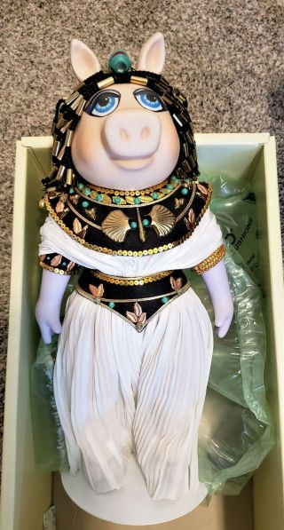 Miss Piggy As Cleopatra Vintage Porcelain Doll From Enesco 1983 Rare