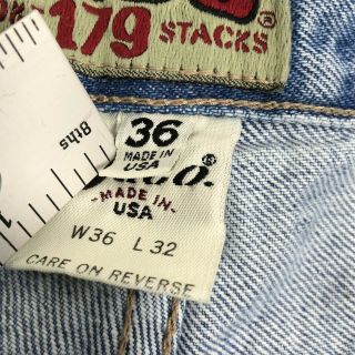 Vintage JNCO Jeans Smoke Stacks 179 Tag Sz 36x32 (Actual 34x32.  5) 179W 6