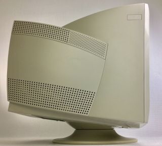 VINTAGE SAMSUNG 1997 SYNCMASTER 700P CRT 17” SWIVEL MONITOR W/ POWER CABLE M235 3