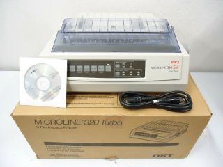 Vintage Oki Data GE7000A Microline 320 Turbo 9 - Pin Dot Matrix Printer 2