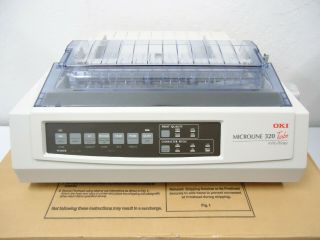 Vintage Oki Data GE7000A Microline 320 Turbo 9 - Pin Dot Matrix Printer 3