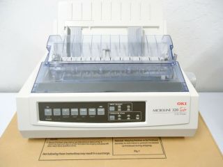 Vintage Oki Data GE7000A Microline 320 Turbo 9 - Pin Dot Matrix Printer 4
