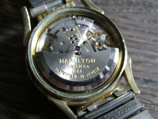 Vintage Hamilton 17 Jewel Automatic Mens Watch 10k Gold Filled Swiss 4