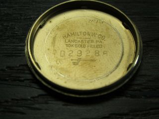 Vintage Hamilton 17 Jewel Automatic Mens Watch 10k Gold Filled Swiss 5