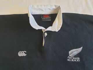 Zealand All Blacks 1989 - 1993 Vintage Canterbury Jersey Shirt Size M