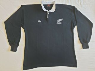Zealand All Blacks 1989 - 1993 Vintage Canterbury Jersey Shirt Size M 2