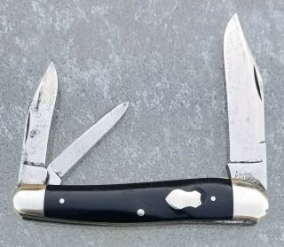 Vintage Remington R7495 Whittler Knife 3 Blade Bone Pyremite Knives