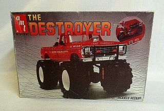 Look 1980`s Amt Ertl " The Destroyer " Ford Pickup Truck Monster Truck Model Kit