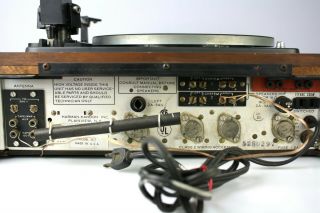 Vintage Harmon Kardon SC7 Component Audio Center w/Dual 1015 Turntable 4