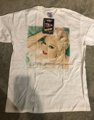100 Official Vintage Madonna Bedtime Stories Tshirt Still With Rockexpress Tag